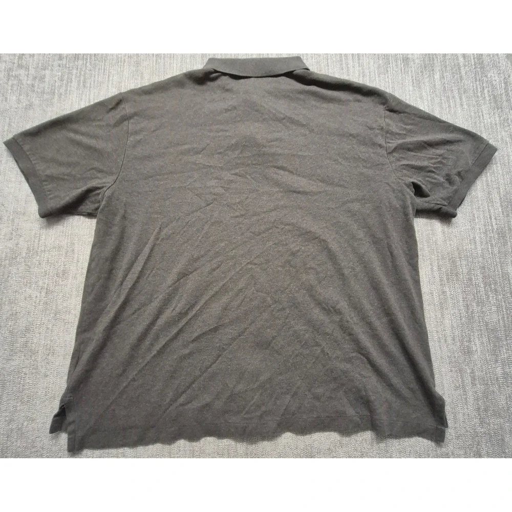Polo Ralph Lauren men's gray pullover polo shirt 1XB Cotton short sleeves preppy